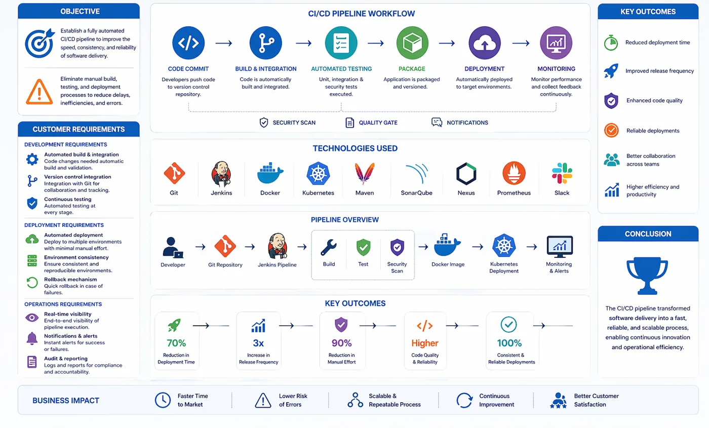 CI/CD Automation Pipeline – system overview
