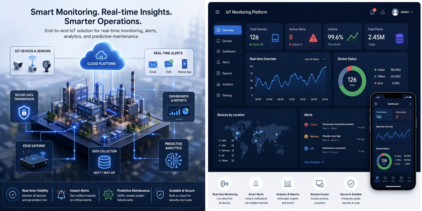 Smart Monitoring IoT Platform – system overview