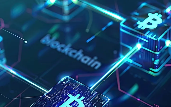 Blockchain network concept