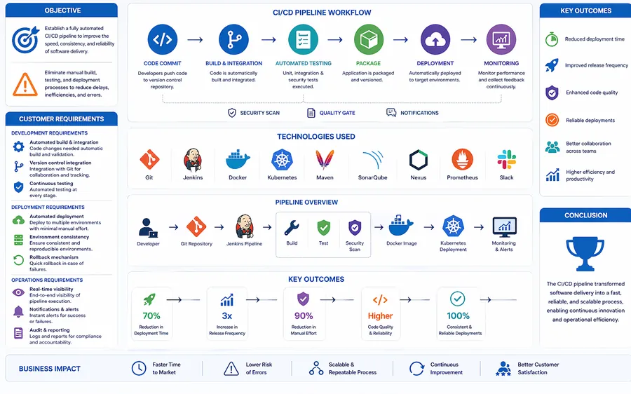 CI/CD pipeline workflow